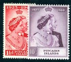 Pitcairn Islands 1948 13-14    Mnh Flawless Set Silver Wedding Anniversary f5090