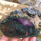 1 To 10 Kg Lot Natural Untreated Hq Rare Rough Purple Plume Agate From Indonesia
