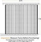 Sliding Garage Door Screen With Track Closure - Retractable Privacy Curtain Keep