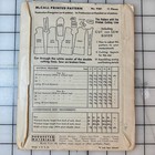 Vintage Original 1940s Mccalls Coat  Jacket Pattern Sz 20