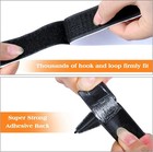 32ft X 1 Inch Heavy Duty Hook And Loop Tape With Adhesive Back - Double Sided St