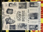 Vintage Tent Theatre Poster Toby   Susie Schaffner Players   Program Mid-century