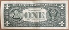  1 Dollar Bill Note 2017a Ink Well Contamination Error Serial Number