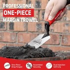 Goldblatt Red Margin Trowels Heavy Duty 5 x2  Upgraded Ground Blade Masonry Tool