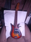 Vintage Teisco E-110 Tulip Sunburst Electric Guitar Japan 1960s
