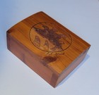Ea Hunt First Nations Native American Wood Trinket Box Carved Lid Sea Lion Rock