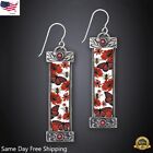 925 Silver Turquoise Women Ear Hook Dangle Drop Earrings Wedding Jewelry Gifts