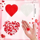 6000 Pieces Valentine s Day Paper Confetti Red Heart Tissue Confetti Party Table