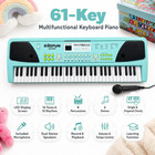 61-key Electric Keyboard Piano With Dual Speakers   Led Display  Professional St