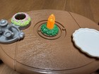 Works Fisher Price Loving Family Dollhouse Brown Celebrations Table Chair Plate