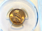 1960d  pcgs  Lincoln Penny  Large Date -  wheel Mark Errors  Unc Detail