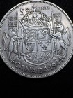1944 Canada 50 Cent Silver Coin Featuring George Vi Circulated High Grade         