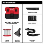 Milwaukee 0960-80 M12 Fuel 1 6 Gallon Cordless Wet dry Vacuum - Bare Tool Recon
