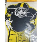 Pittsburgh Steelers Super Stick-on Football Player Decal Nfl Fan 1970 s Nos