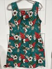 Vintage Shannon Marie Hawaiian Dress Size 14 Cotton Floral Sleeveless Stunning