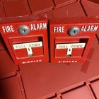 Simplex 4251-20 Non-coded Red Manual Pull Down Station Fire Alarm No Keys 425120