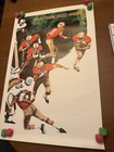 Vintage  Nfl Collector Series Football Poster  Rare  San Francisco 49ers  Rare
