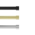 Umbra Cappa 1-inch Curtain Rod  Includes 2 Matching Finials  Brackets  