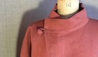 Patti Wells Folded 100  Linen Shirt Tunic In Brick Size Large