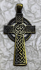 Ancient Bronze Celtic-viking Antique Look Cross Handmade Rare Vintage