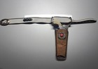 Vintage Holster And Hubley Cowboy Gun That Works   