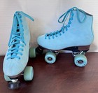 Sure Grip Boardwalk Sea Breeze Blue Suede Roller Skates Mens 7 Fits Womens 8-8 5
