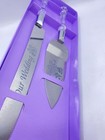 Wedding Elegant Cake Knife Server Set Faux  Stainless Steel Our Wedding