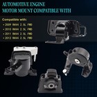 Engine Motor Mount   Trans Mount Compatible With 2009-2012 Rav4 2 5l Fwd Repl   