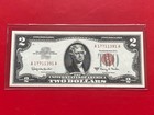 1963a  2 Dollar Bill Legal Tender Red Seal Uncirculated