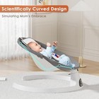 Baby Swing - 5 Sway Speeds With 12 Lullabies  Bluetooth  Portable Rocker  Soft 