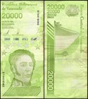 Venezuela 20000 Bolivar  2019  P-110  Used X 10 Pcs - Million Series