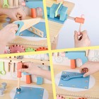 Tool Bench For Kids Toy Play Workbench Wooden Tool Bench Workshop Workbench With