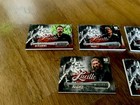 Walking Dead Season 8 - Complete 5 Card Commemorative Bat Medallion Set - Mint