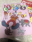 Vintage 1964 Waldman Coloring Book Marty Mouse And Circus  clown On Cover 