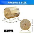 Xlarge Brass Raffle Ticket Drum lottery Cage Holds 15000 Tickets 500 Bingo Balls