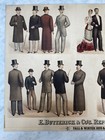 1878 Men s Sartorial  e  Butterick   Co Report Of Fashions   Poster 21  X 28 