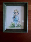 Hattie Saville Original 1970s Pen watercolor Prints Children Nursery Decor Rare