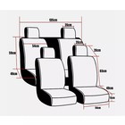 For Nissan Titan 2009-2026 Seat Covers Luxury Leather Cushion  2 5 Seats 