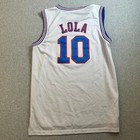 Space Jam Tune Squad Lola Bunny 10 Basketball Jersey White Mesh Size Xl