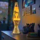 Lava The Original Lamp - 14 5  Techno Chrome - Classic Liquid Motion Orange