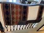 Mayatex Saddle Blanket Southwestern Pattern Leather Wear Leathers  brown