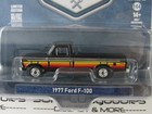 2026 Greenlight 1 64 Blue Collar R15 Black 1977 Ford F-100 F100 Work Farm Pickup