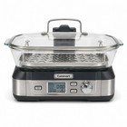 Cuisinart Stm-1000 Cookfresh Digital Glass Steamer White Stainless Steel Fr