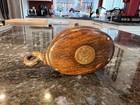Vintage Wooden Yacht Single Block Pulley Marine Rigging Brass Sheave Nautical