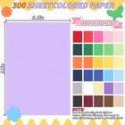 Colored Cardstock Bulk 300 Sheets  8 5    X 11    Cardstock Paper 30 Assorted Col   