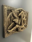 Archangel Michael Wall Plaque Gothic Angel Vs Demon Religious Catholic Art Decor