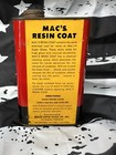 Vintage Mac s Resin Coat Metal Can Auto boat Polish Race Car Wax Pint Gas Oil Ab