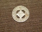Vintage 5 8  Across United Traction Company System Trolley Train One Fare Token