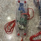 Vintage 1980s Trimline Clear See-through Plastic Fun Phone Metrolight
