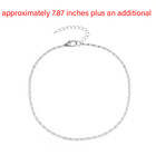 Stainless Steel Waterproof Adjustable Chain Anklet Ankle Bracelet Beach Jewelry